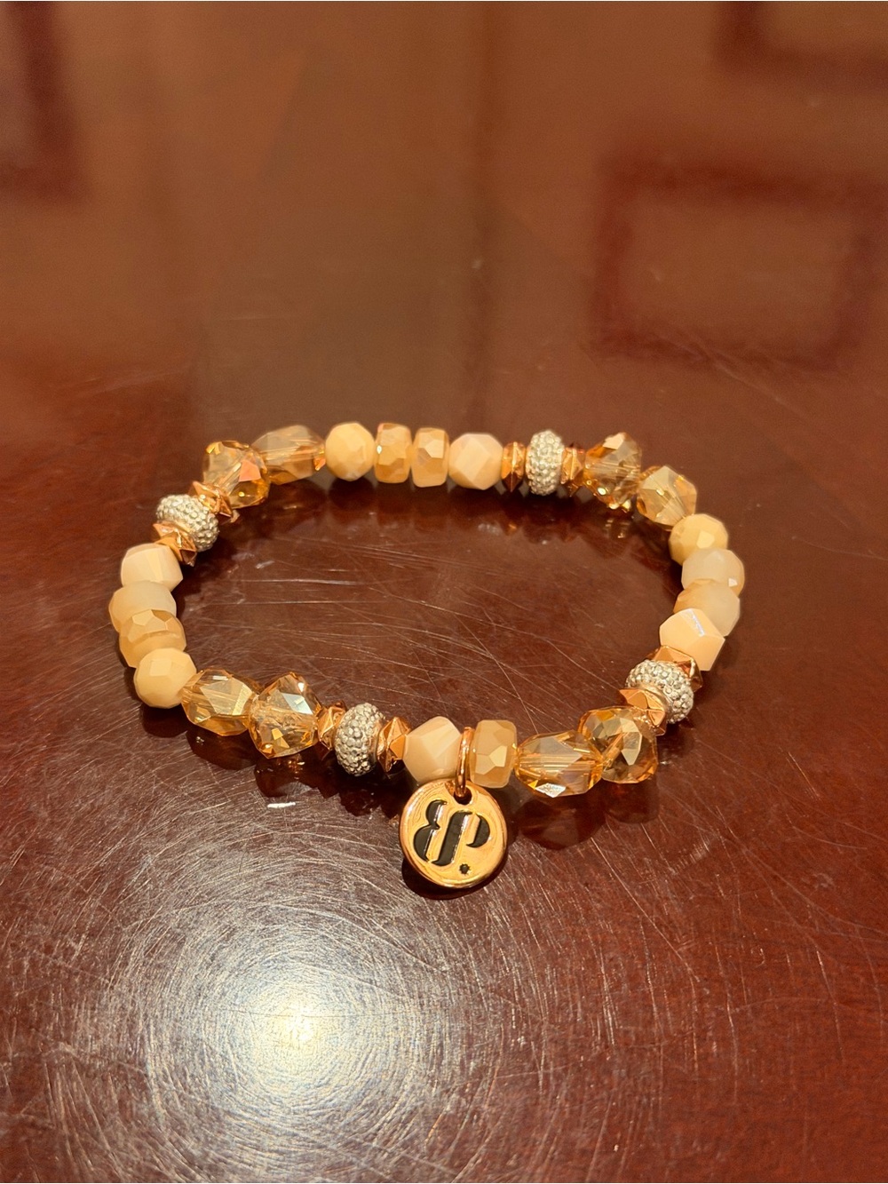 Bomb Party NWT “Hot Cocoa on Christmas”Bracelet Set Rose Gold - Picture 11 of 13